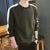2020 Men's Hoodies Long Sleeve Sweatshirt  Winter Solid Color Army Green Sweatshirt Streetwear Slim Hoodies Men M-3XL Big Size